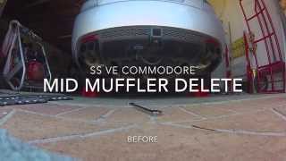 SS VE Commodore Mid Muffler Delete [upl. by Anigger]