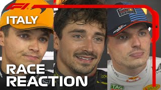 Drivers Reaction After the Race  2024 Italian Grand Prix [upl. by Adena]