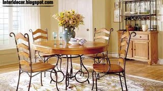 indoor wrought iron dining room sets [upl. by Fallon]