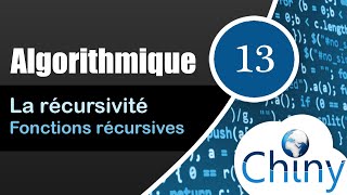 Algorithmique 1314  La récursivité fonctions récursives [upl. by Annovy945]