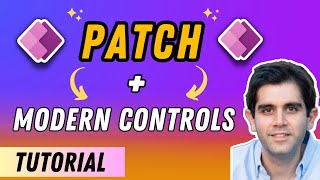 Power Apps PATCH function Tutorial with Modern Controls [upl. by Noiroc]