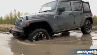 2013 Jeep Wrangler Unlimited Rubicon 10th Anniversary Test Drive amp SUV Video Review [upl. by Nibbs541]