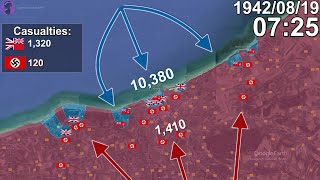 The Dieppe Raid in 45 seconds using Google Earth [upl. by Yralam]