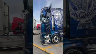 Scania super V8 R730 truck👑 interior scania heavy trailer Ep48truckdriver  short video exterior🇸🇪👈 [upl. by Ennalyrehc631]