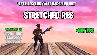 Las MEJORES RESOLUCIONES para FORTNITE C5S1 FPS INPUT LAG [upl. by Neeoma]