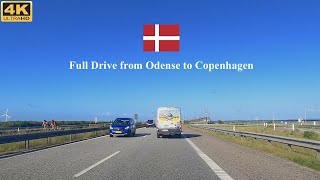 4K Driving in Denmark Odense to Copenhagen [upl. by Eneleh362]