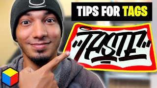 3 Tips For Tags in Graffiti  Stylizing Your Graffiti [upl. by Kemme361]