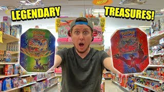 DISCOVERED LEGENDARY TREASURES packs w ULTRA RARE POKEMON CARDS at Kmart Opening EXs [upl. by Clare]