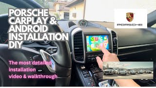 CarPlayAndroid DIY Install All Porsche [upl. by Danyette]