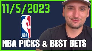 NBA Picks and Best Bets for November 5th 2023 [upl. by Rutra]