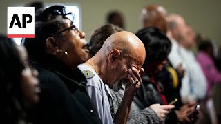 Maryland governor meets families of missing workers from Baltimore bridge collapse [upl. by Yraunaj]