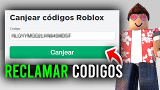 Como Canjear Códigos De Roblox En PC Y Celular  Actualizado [upl. by Schuler]