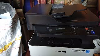 samsung toner refillSamsung Xpress M2876ND tonner refilling excess ink tank cleaning [upl. by Atirma582]