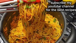 How to cook spaghetti  The best recipe I have ever tried tomato sauce [upl. by Nareht]