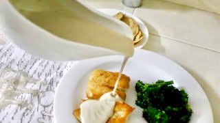 Béchamel sauce made with coconut milk coconut milk sauce [upl. by Aeuhsoj]