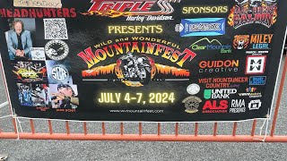 WV’S OWN MOUNTAINFEST MOTORCYCLE RALLY IS BACK IN 2024 mandythemachine harleydavidson roadtrip [upl. by Heymann914]