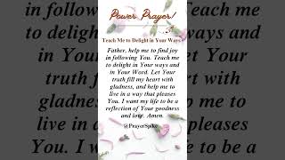 Teach Me to Delight in Your Ways morningprayer short psalm16 [upl. by Althea]