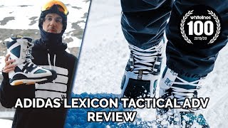 Adidas Tactical Lexicon ADV Review  The Best Snowboard Boots 20192020 [upl. by Naleag669]