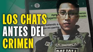 Así operó el suboficial acusado de feminicidio Chats entre joven asesinada y policía [upl. by Ynohtnaeoj]