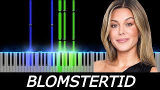 Blomstertid  Bianca Ingrosso  Piano Tutorial [upl. by Haeli659]