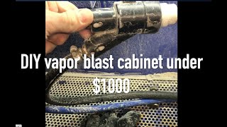 DIY vapor blast cabinet under 1000 Phathead Racing [upl. by Stephie]