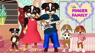 Finger Family Dogs Version  More Nursery Rhymes amp Baby Songs  Nursery Rhymes From Rabbit KidsTV [upl. by Zadoc]