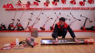 How to install a Brush cutter CG430 [upl. by Innoj]