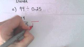 Dividing Decimals Ex 1 [upl. by Coopersmith423]