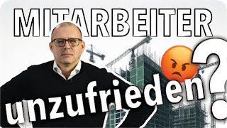 LÖSUNG Unzufriedene Mitarbeiter auf der Baustelle I VideoPodcast mit dem BaustellenCoach® 1 [upl. by Adiazteb]