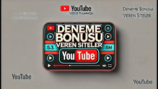 Deneme Bonusu Veren Siteler  En Güvenilir Siteler [upl. by Breeze]