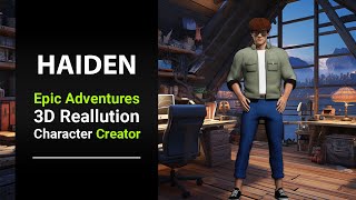 Introducing Awesome Haiden  Premium 3D Character Pack for Character Creator 4 amp Unreal Engine 5 [upl. by Yelsha164]