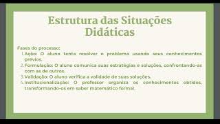 A Teoria das Situações Didáticas de Guy Brousseau [upl. by Arahsit]