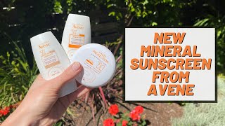 NEW Avène Mineral Sunscreens Demo and Review [upl. by Powell]