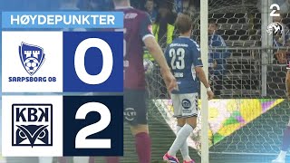 Sarpsborg 08 0  2 Kristiansund BK  Høydepunkter [upl. by Atsylac]