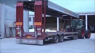 ZACCARIA carrello 4 Assi  4 axles ZACCARIA trailer [upl. by Erdman]