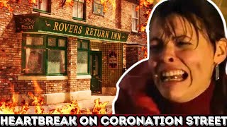 OMG Coronation Street INFERNO Filming Pics Reveal Major Characters in Huge Fire [upl. by Harbed936]