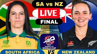 South Africa Women vs New Zealand Women T20 World Cup Final 2024  SAW vs NZW Live [upl. by Luiza]