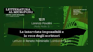 Le interviste impossibili e la voce degli scrittori  12 novembre 2024 [upl. by Eseenaj]