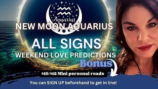 🙋🏻‍♀️ALL SIGNS 🥰quotNEW MOON IN AQUARIUS WHAT TO EXPECTquot amp PAID PERSONAL MINI READS 3pm [upl. by Siulegroj]