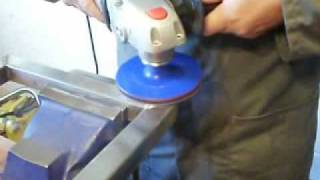 Remove and Polish a weld with the Satin Polishing Kit [upl. by Malley]