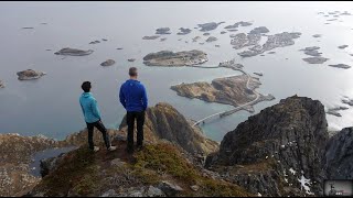 Fjelltur Festvågtinden 541 moh  Henningsvær  Vågan  Lofoten  20140511 [upl. by Eireva]