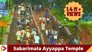 Sabarimala Lord Ayyappa Temple In Kerala  India Video [upl. by Aneekan]