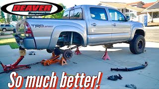 MUCH NEEDED Leaf Spring Upgrade for the Tacoma [upl. by Loise884]