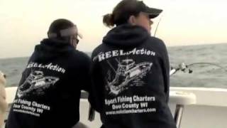 Reel Action Sportfishing Charters in Sturgeon Bay Wisconsin [upl. by Ahseia422]