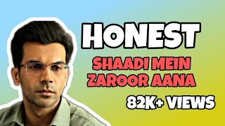 Shaadi Mein Zaroor Aana  Honest Reviews  How to be an IAS officer [upl. by Beatrisa]