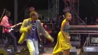 Licia Chery invited by Youssou Ndour  7 seconds Paléo 2014 [upl. by Graehl98]