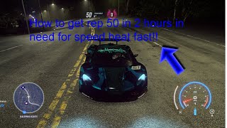 How to get rep 50 in 2 hours in need for speed heat needforspeedheat [upl. by Ahseniuq488]