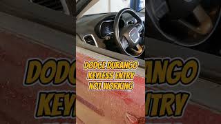 Dodge Durango Keyless Entry not working easy way to diagnose [upl. by Ennyl]