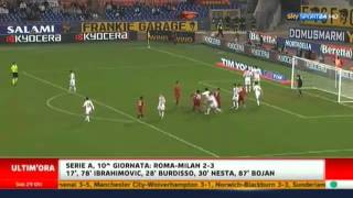 ROMA MILAN 2 3 HIGHLIGHTS AMPIA SINTESI SKY SPORT 24 HD 29102011wmv [upl. by Takeo]