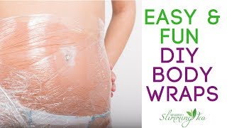 Easy DIY Clay Body Wraps  Before and After Weight Loss [upl. by Zeeba540]